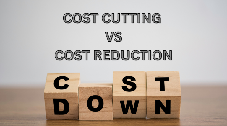 what is the difference between cost cutting and cost reduction